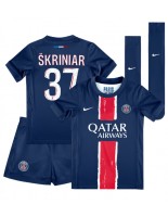 Paris Saint-Germain Milan Skriniar #37 Domácí dres pro děti 2024-25 Krátký Rukáv (+ trenýrky)